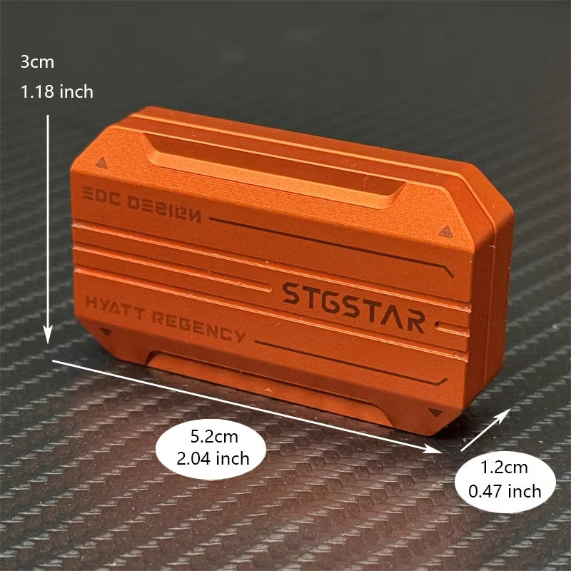 Future Simple Style Aluminum Alloy EDC Fidget Slider Creative Mechanical Push Fidget Toys Fashion Stress Relief Toy ADHD Gadgets