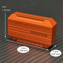 Load image into Gallery viewer, Future Simple Style Aluminum Alloy EDC Fidget Slider Creative Mechanical Push Fidget Toys Fashion Stress Relief Toy ADHD Gadgets