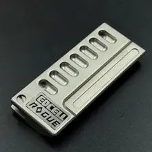 Novel Self-Deception Ruler EDC Fidget Toys Stainless Steel Mechanical Push Fidget Slider Stress Relief Toys ADHD Gadgets