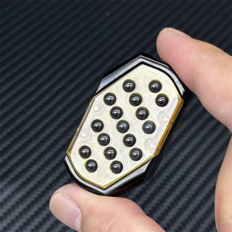 Fun Bubble Press EDC Fidget Slider Mechanical Push Haptic Slider Stainless Steel Fidget Toys Practical Stress Relief Toys