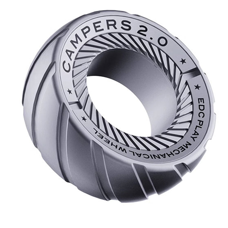 Fpj Ring Personalized EDC Ratchet Fidget Ring Metal Mechanical Fidget Toy Porta ...