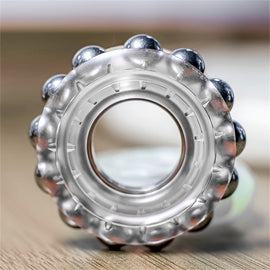 Creative Metal Punk Fidget Ring Fashionable and Novel Buddha Beads Fidget Toy Stress Relief Relaxation Toy ADHD Toy Idea Gifts