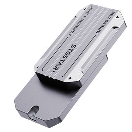 Future Simple Style Aluminum Alloy EDC Fidget Slider Creative Mechanical Push Fidget Toys Fashion Stress Relief Toy ADHD Gadgets