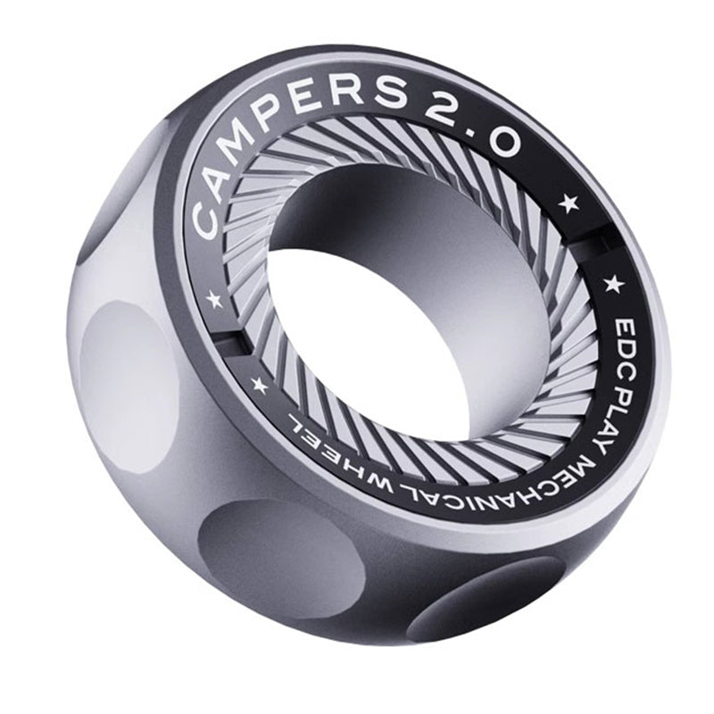 Fpj Ring Personalized EDC Ratchet Fidget Ring Metal Mechanical Fidget Toy Porta ...