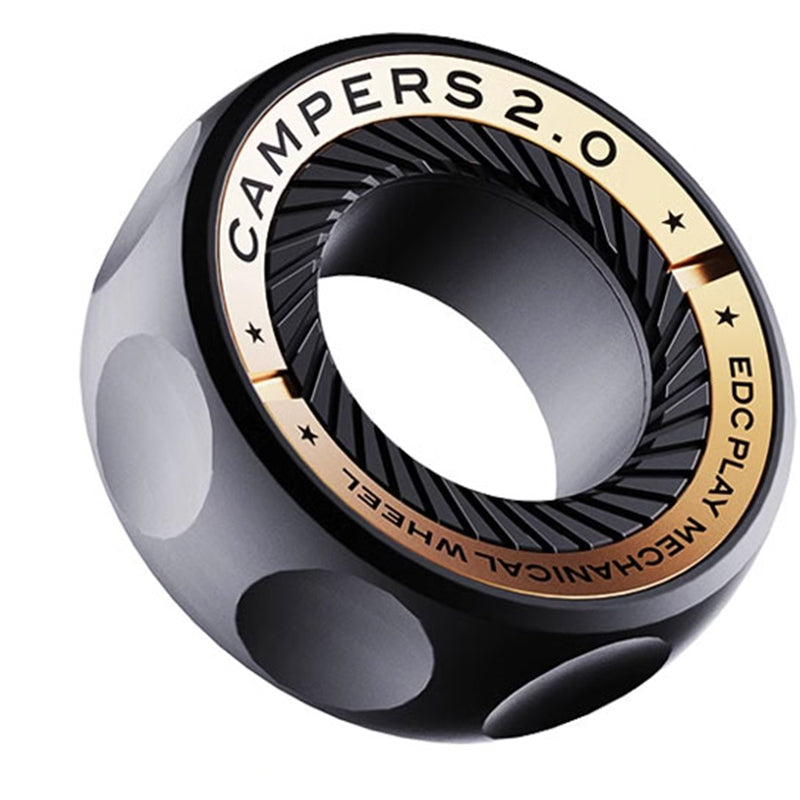 Fpj Ring Personalized EDC Ratchet Fidget Ring Metal Mechanical Fidget Toy Porta ...