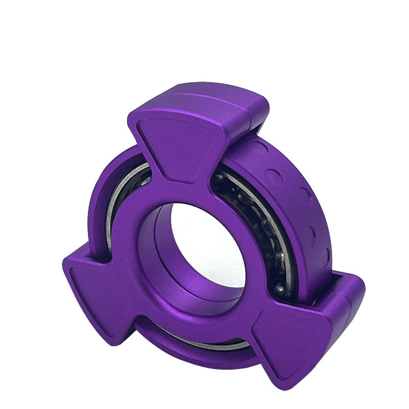 Fpj Ring Aluminum Alloy EDC Fidget Spinner Personalized Adult Metal Fidget Ring ...