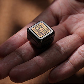 Novel Mysterious Little Box EDC Fidget Toy Stylish Metal Magnetic Push Decompression Toy ADHD Stress Relief Relaxation Toys