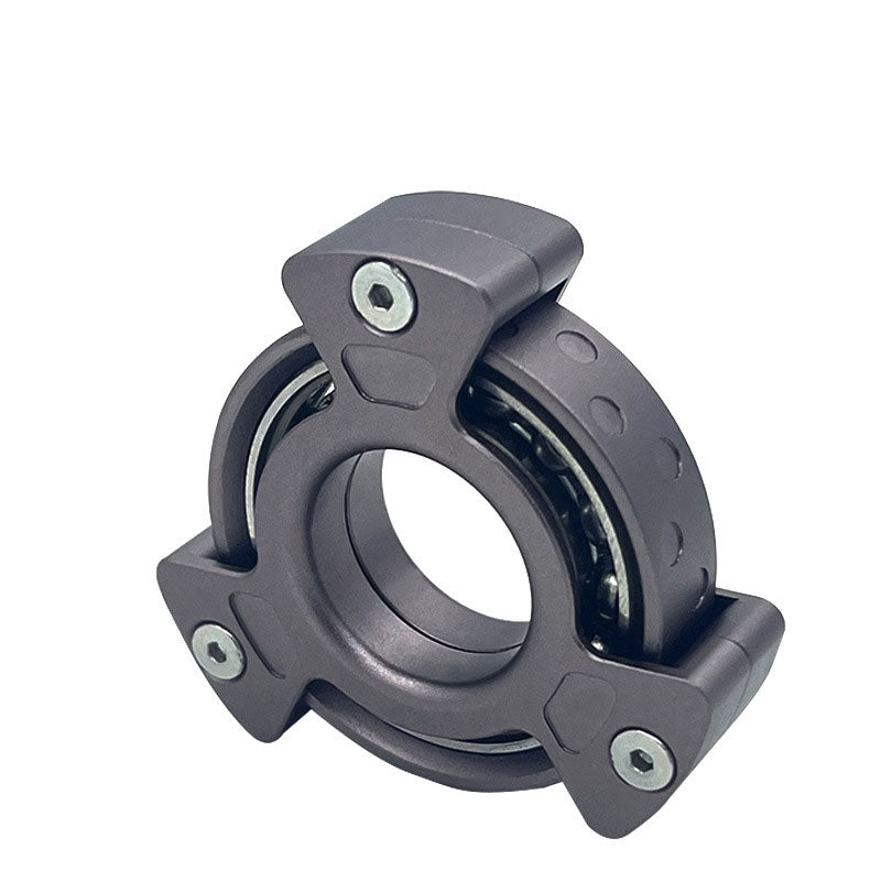 Fpj Ring Aluminum Alloy EDC Fidget Spinner Personalized Adult Metal Fidget Ring ...