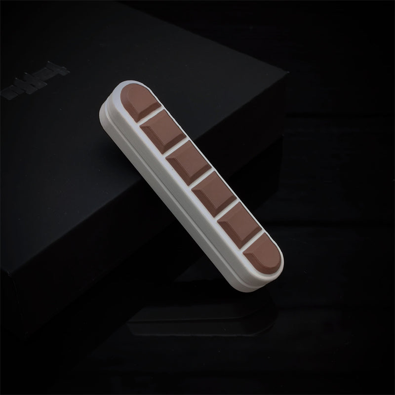 Creative Chocolate Bar Fidget Slider EDC Plastic Push Haptic Slider Personalized Fashion Stress Relief Fidget Toys ADHD Toys