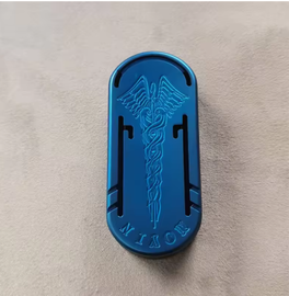 Scepter with Wing EDC Fidget Toys Titanium Alloy Push Fidget Slider ADHD & Stress Relief Toys Relaxation for Office & Outdoor