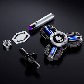 Mechanical Armor Luminous Alloy Fidget Spinner EDC Metal Fidget Toys ADHD Hand Spinner Glowing in the Dark Anxiety Stress Relief