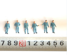 Load image into Gallery viewer, 1/87 Model Uniform Worker Figurines Diorama Kit Sand Table Scene DIY Micro Landscape Garden Miniatures Prop