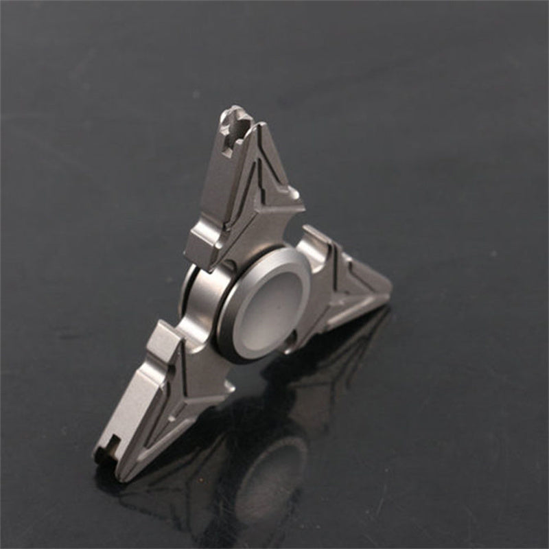 Titanium Alloy Fidget Spinner Metal Fidget Toys ADHD Hand Spinner Stress Relief Toys for Adult EDC Outdoor Tool