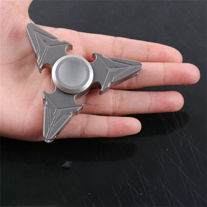 Titanium Alloy Fidget Spinner Metal Fidget Toys ADHD Hand Spinner Stress Relief Toys for Adult EDC Outdoor Tool