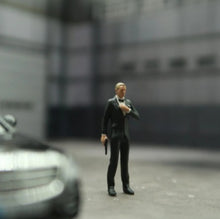 Load image into Gallery viewer, Classic 1:64 Scale Model James Bond 007 Cast Alloy Car Simulation Static Figures For Layout Diorama Miniature Scene Collection