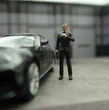 Load image into Gallery viewer, Classic 1:64 Scale Model James Bond 007 Cast Alloy Car Simulation Static Figures For Layout Diorama Miniature Scene Collection