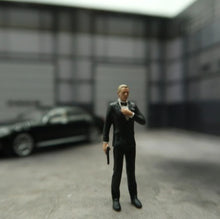 Load image into Gallery viewer, Classic 1:64 Scale Model James Bond 007 Cast Alloy Car Simulation Static Figures For Layout Diorama Miniature Scene Collection