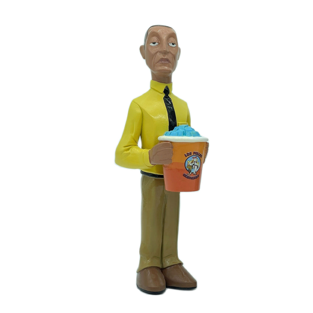 Cartoon Style Breaking Bad Action Figure Heisenberg and Gustavo Fring Resin Model Movie Character Miniature Figurine Desktop Decoration