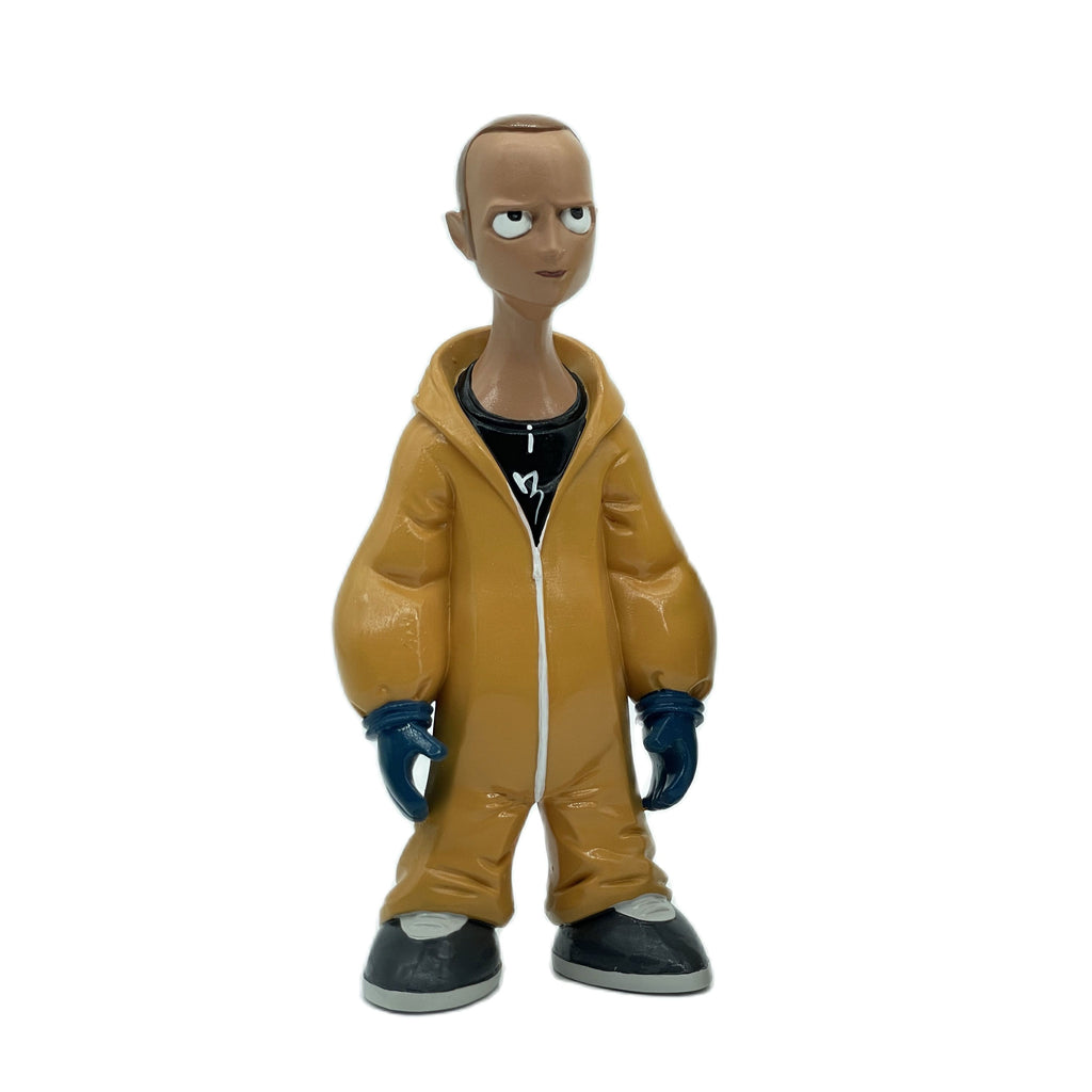 Classic Cartoon Style Breaking Bad Action Figure Cooking Clothes Walter Jesse and Gustavo Resin Model Miniature Figurines Desktop Decoration