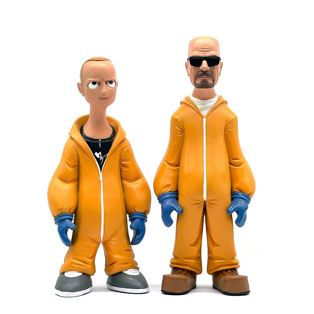 Cartoon Kawaii Breaking Bad Bryan Cranston Action Figure Painted Resin Model Toy Gift Collection