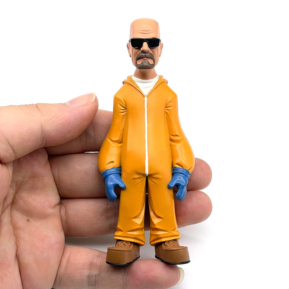 Cartoon Kawaii Breaking Bad Bryan Cranston Action Figure Painted Resin Model Toy Gift Collection