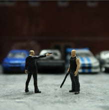 Load image into Gallery viewer, Classic 1:64 Scale Model Fast and Furious 9 people Cast Alloy Car Simulation Static Figures Diorama Miniature Scene Collection