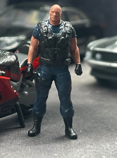 Classic 1:64 Scale Model Fast and Furious 9 people Cast Alloy Car Simulation Static Figures Diorama Miniature Scene Collection