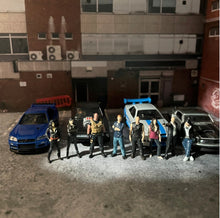 Load image into Gallery viewer, Classic 1:64 Scale Model Fast and Furious 9 people Cast Alloy Car Simulation Static Figures Diorama Miniature Scene Collection