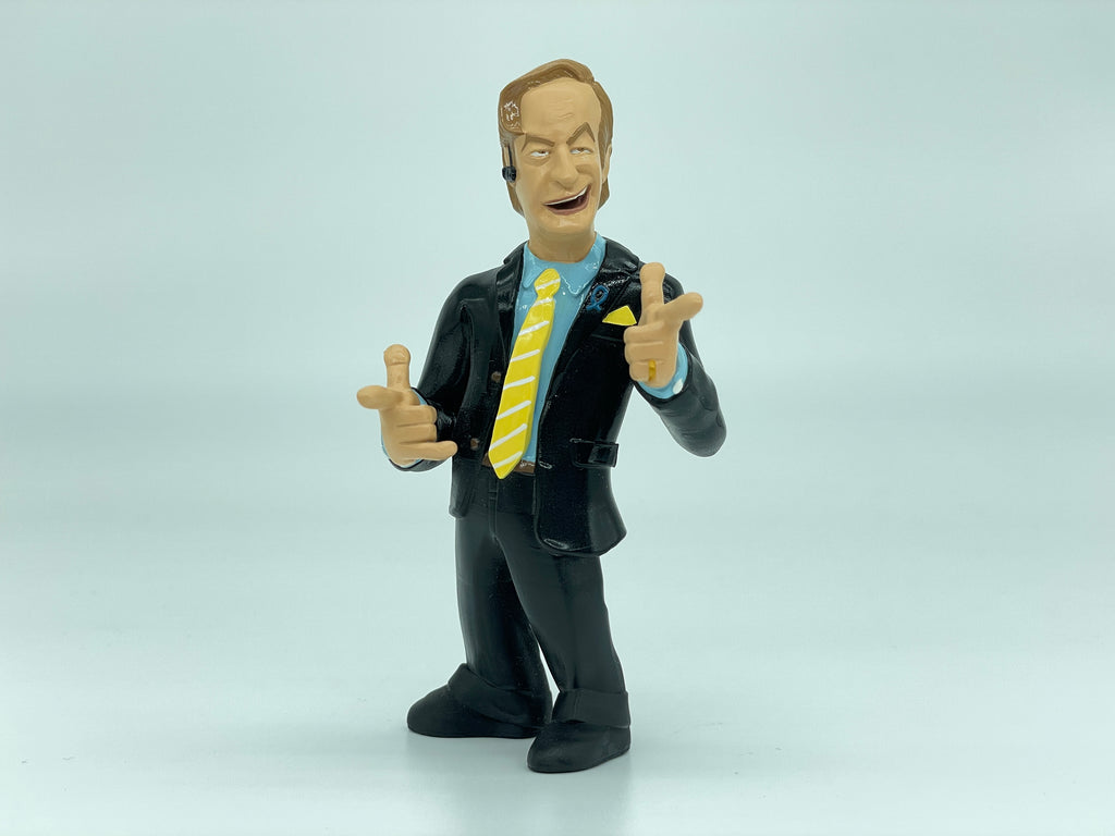 Cartoon Style Breaking Bad Action Figures Lawyer Saul Goodman Resin Model Movie Character Miniature Figurine Desktop Decoration