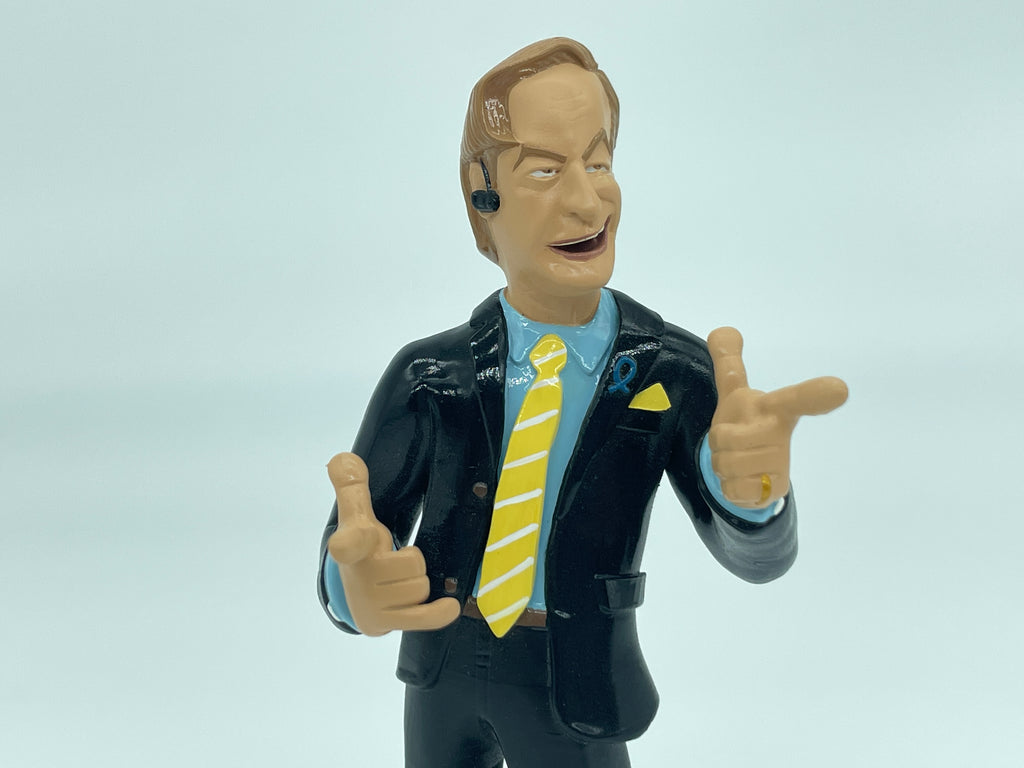 Cartoon Style Breaking Bad Action Figures Lawyer Saul Goodman Resin Model Movie Character Miniature Figurine Desktop Decoration