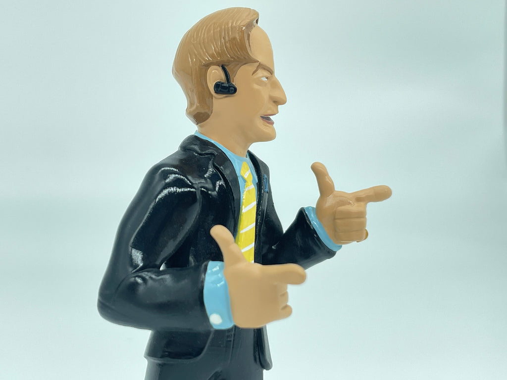 Cartoon Style Breaking Bad Action Figures Lawyer Saul Goodman Resin Model Movie Character Miniature Figurine Desktop Decoration