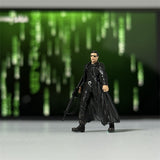 1/64 Scale Resin Model The Matrix Neo Figures Diecast Alloy Car Scene Model Miniature Collection Movie Character Dioramas