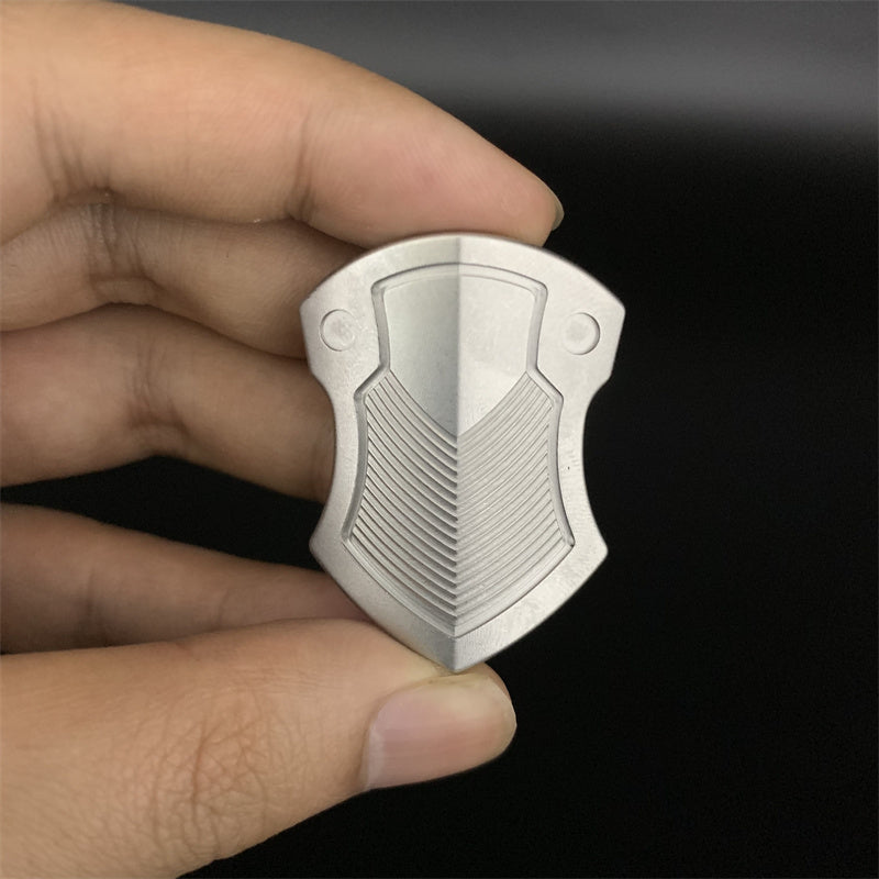 EDC Shield Fidget Toys Stainless Steel Magnetic Push Slider Autism Anti-Stress toys ADHD Hand Spinner Stress Relief for Adults