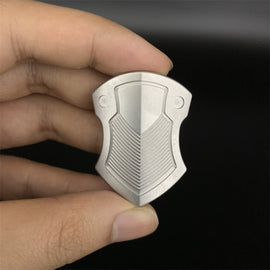 EDC Shield Fidget Toys Stainless Steel Magnetic Push Slider Autism Anti-Stress toys ADHD Hand Spinner Stress Relief for Adults