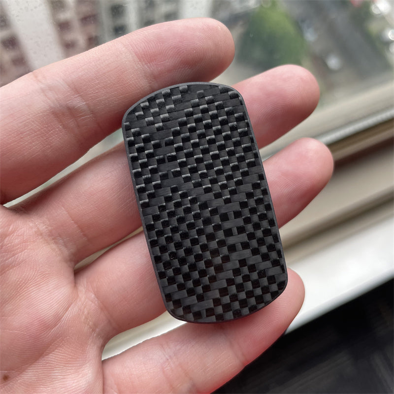 Carbon Fiber Magnetic Push Slider EDC Adult Fidget Toys Anti