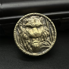 Load image into Gallery viewer, Vintage Brass Tiger Pattern Magnetic Haptic Coins EDC Fidget Toys Anti-stress Toys Autism ADHD Hand Spinner Stress Relief