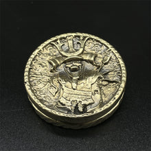 Load image into Gallery viewer, Japanese Samurai Vintage Brass Haptic Coins EDC Fidget Toy Anti Stress Toy ADHD Hand Spinner Anxiety and Stress Relief for Adult