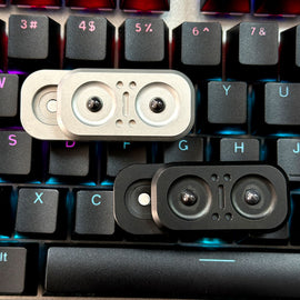 Stainless steel Owl Fidget Spinner Fidget Slider ADHD Hand Spinner Metal EDC Fidget Toys Anxiety Stress Relief Toys for Adult