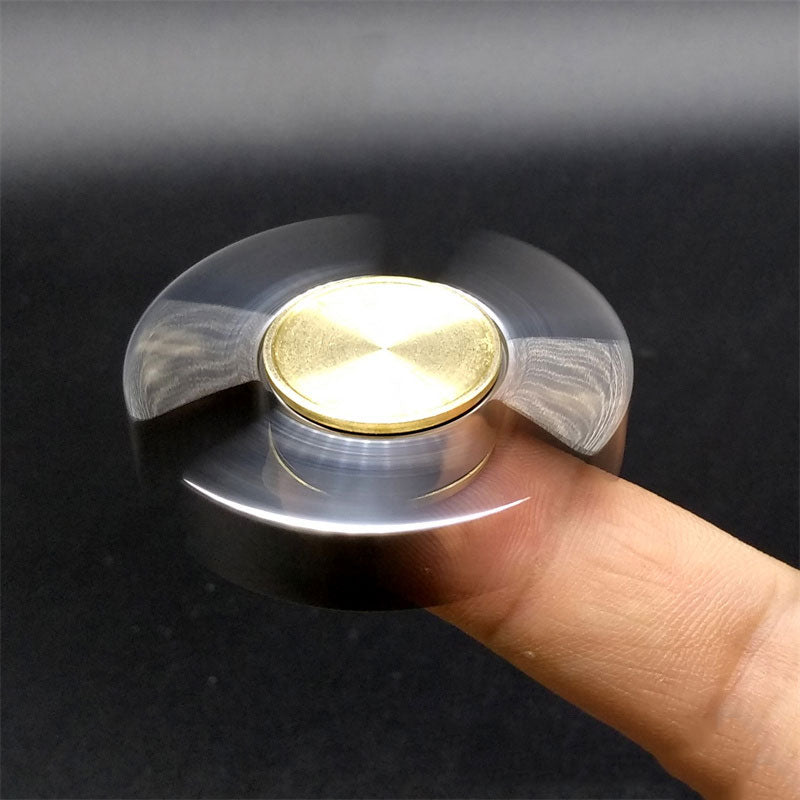 Radiation Three Leaf Fidget Spinner EDC Adult Metal Fidget Toys ADHD Hand Spinner Anxiety Stress Relief Office Desk Toys