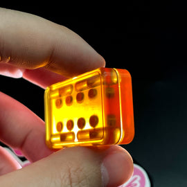 Amber Transparent Magnetic Fidget Slider EDC Adult Fidget Toys Autism ADHD Tool Anti-anxiety Office Desk Toys Stress Relief Toys