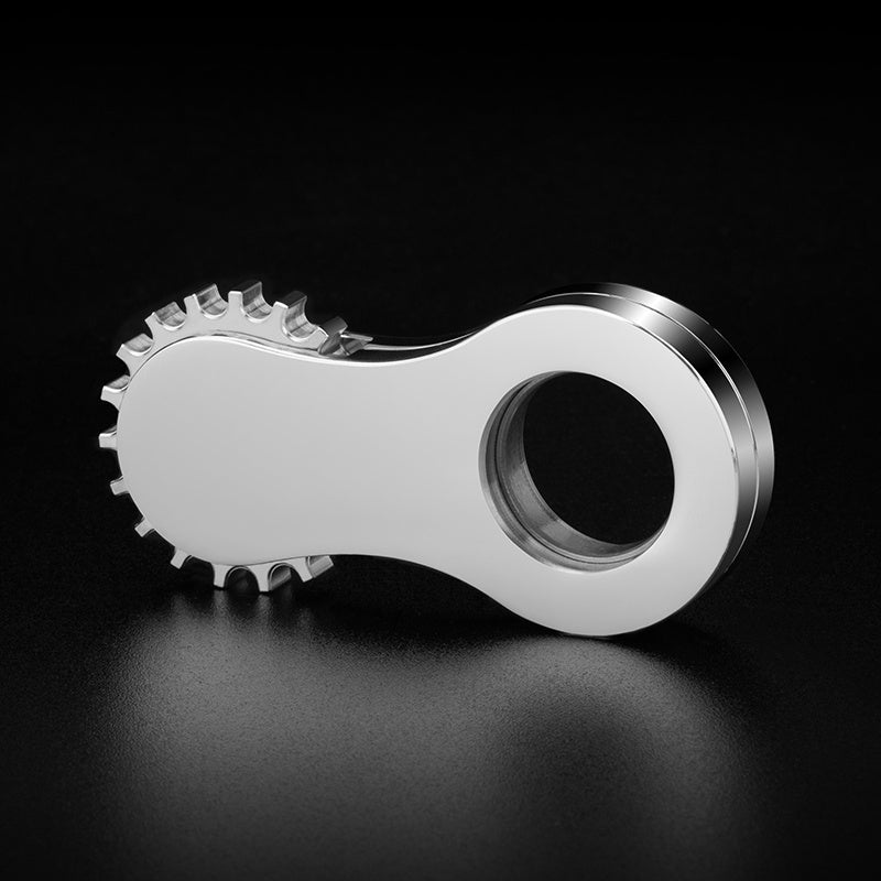 Stainless Steel Gear Ring Fidget Spinner Adult Hand Spinner EDC Fidget Toys ADHD Tool Stress Relief Toys Novelty Spinning Top