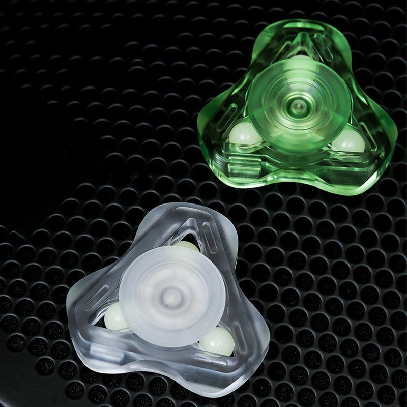 Luminous Transparent PC Fidget Spinner EDC Adult Hand Spinner Fidget Toys ADHD Tool Stress Relief Toys Novelty Spinning Top