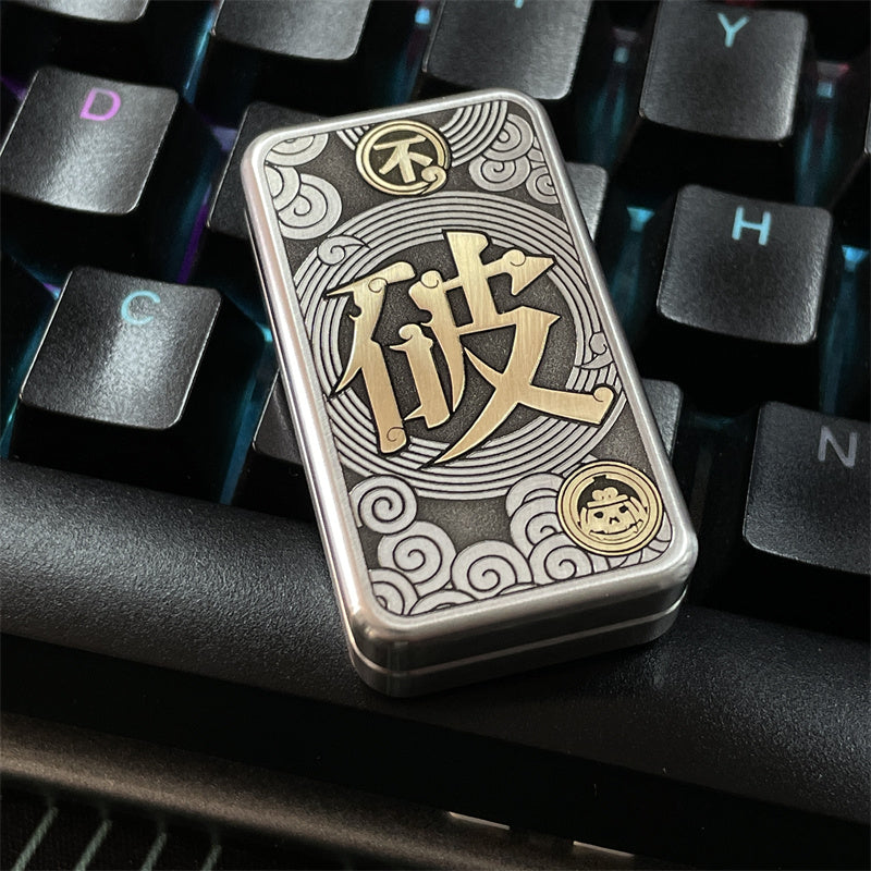 Chinese Script Magnetic Fidget Slider EDC Adult Metal Fidget Toys Autism ADHD Tool Office Toys Anxiety Stress Relief Toys