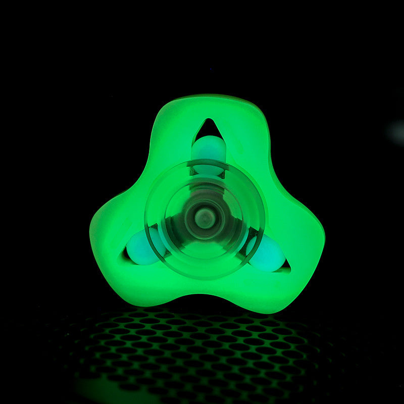 Luminous Transparent PC Fidget Spinner EDC Adult Hand Spinner Fidget Toys ADHD Tool Stress Relief Toys Novelty Spinning Top