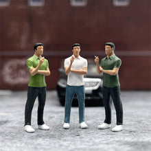 Load image into Gallery viewer, 1/64 Scale Model Initial D Fujiwara Bunta Cast Alloy Car Static Miniature Diorama Character Model Hobby Toy Scene Layout