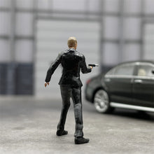 Load image into Gallery viewer, 1/64 Scale Model 007 Raise Gun James Bond Cast Alloy Car Static Miniature Diorama Character Model Simulation Scene Collect Hobby