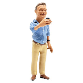 Cartoon Style Breaking Bad Action Figures Don Eladio Vuente Figurine Resin Model Movie Character Miniature Collection Desktop Decoration