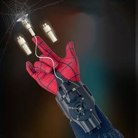Marvel Superhero Spiderman Spider Web Spider Silk Launcher Black Technology Children's Interactive Toys Cosplay Props
