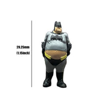 Load image into Gallery viewer, 1/64 Scale Figures Fat Retired Superhero Cast Alloy Car Static State Miniature Dioramas Kawaii Character Model Scene Layout