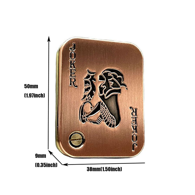 Magnetische Slider Toy Metal Poker Fidget Slider ADHD Autisme Angst Stress Relief EDC Fidget Slider Speelgoed met Schedelpatroon voor Volwassenen 55 X 30 X 10mm Magnetische Slider Toy Metal Poker Fidget Slider ADHD Autisme Angst Stress Relief EDC Fidget Slider Speelgoed met Schedelpatroon voor Volwassenen 55 X 30 X 10mm